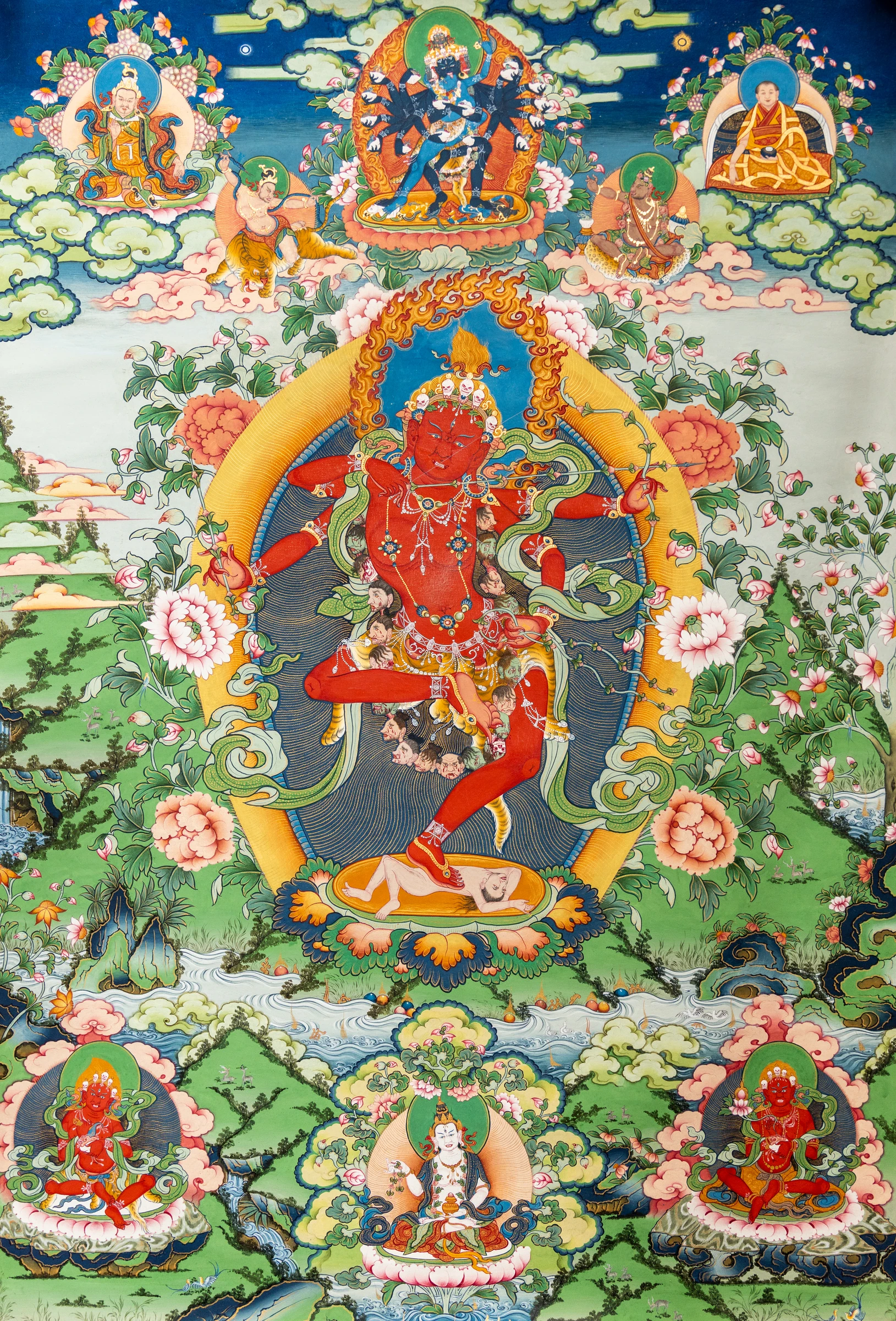 Kurukulla with Retinue, artwork GM-TK-PQ-004