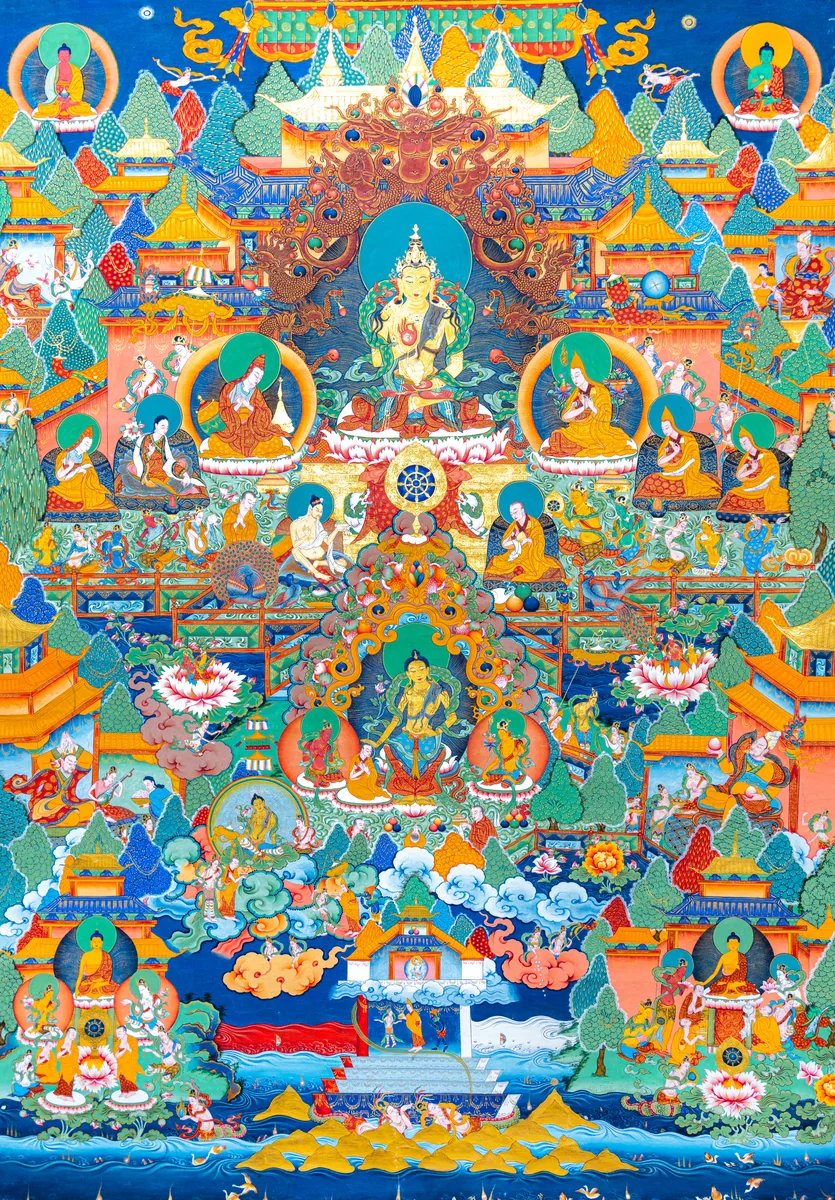 Maitreya in Tushita Heaven, artwork GM-TK-PQ-001