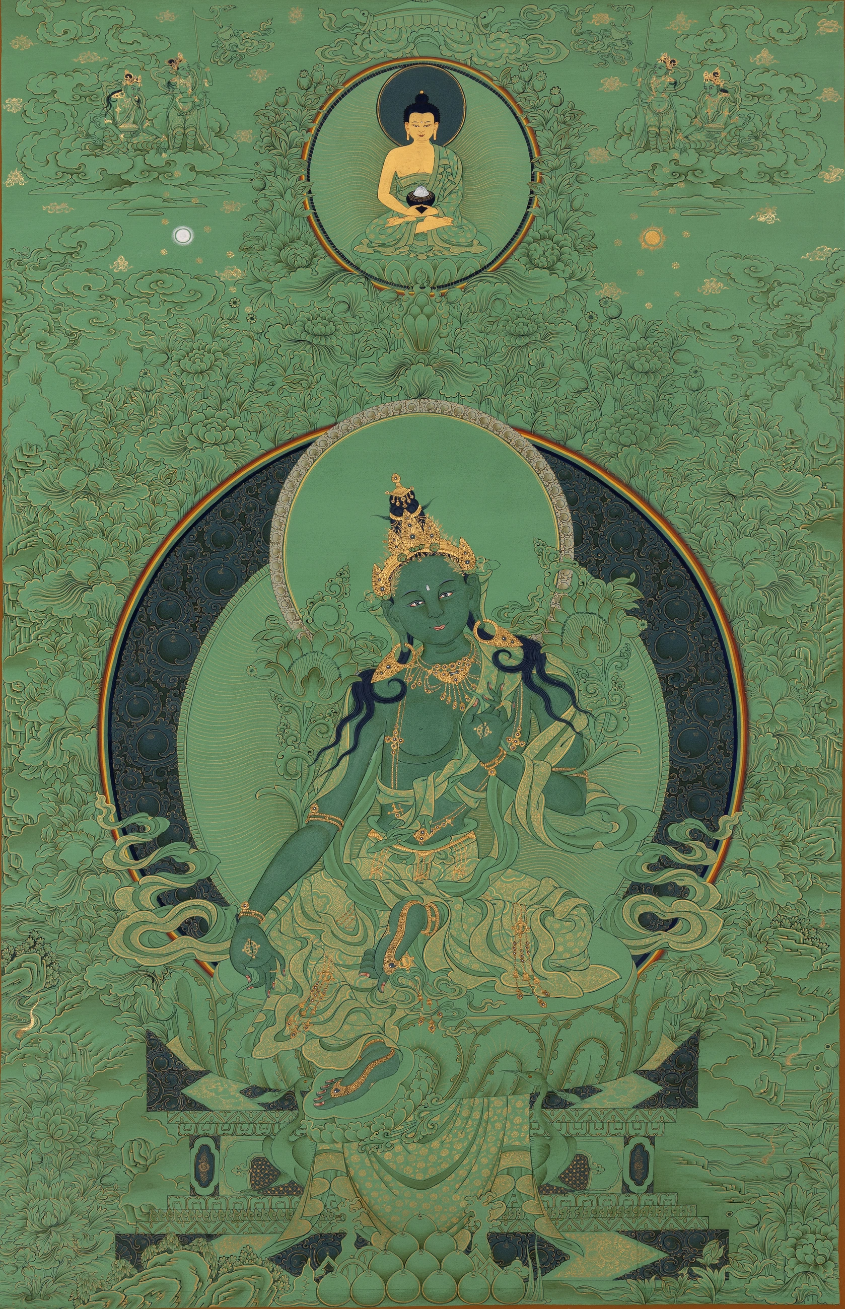 Green Tara, artwork 001
